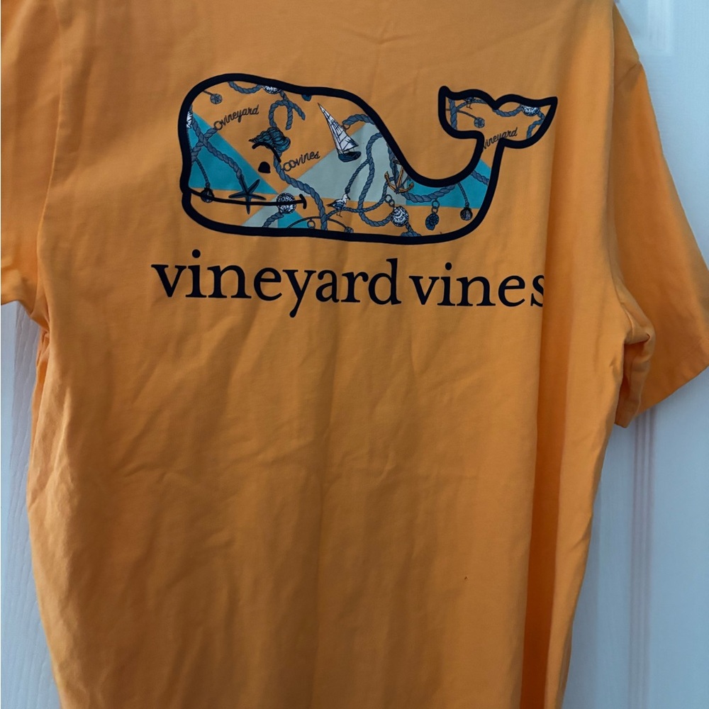 Vineyard Vines Orange Cotton Shirt